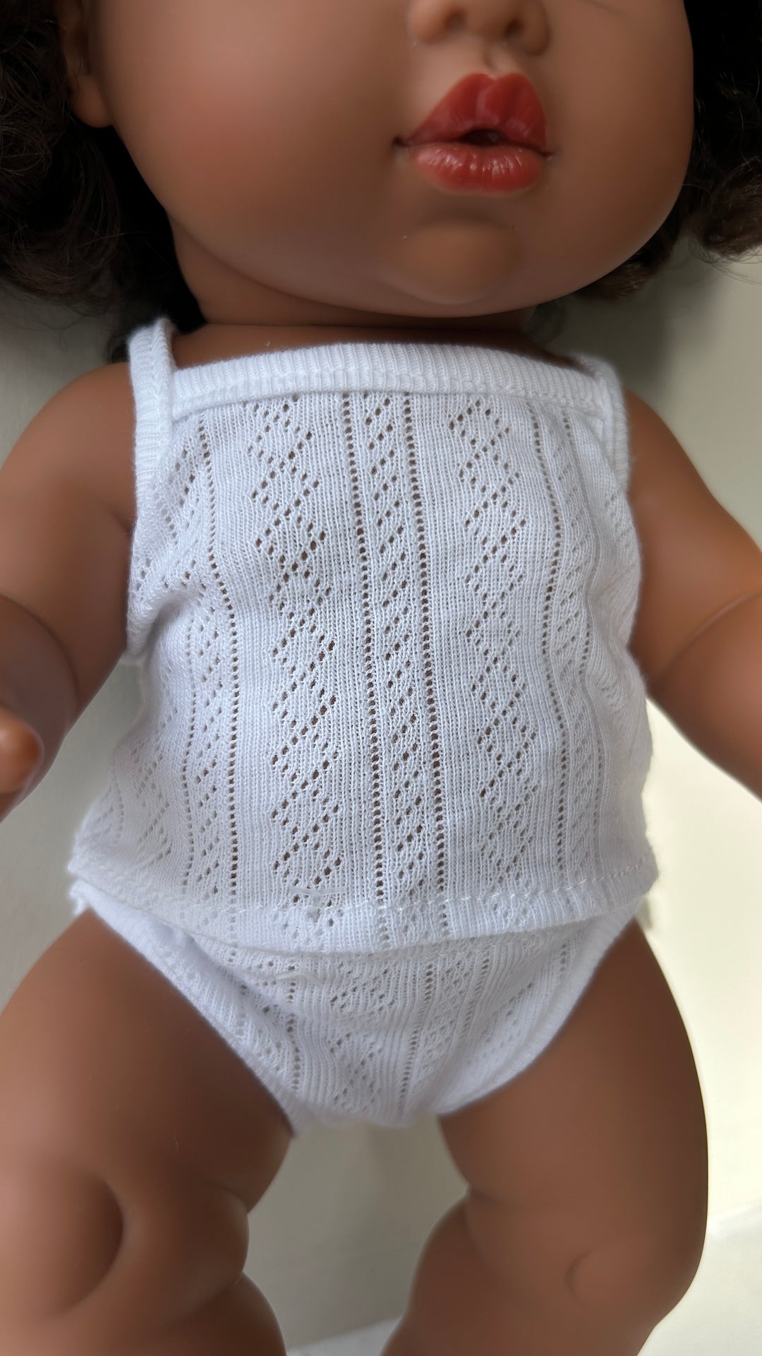 Pointelle Doll Set | White
