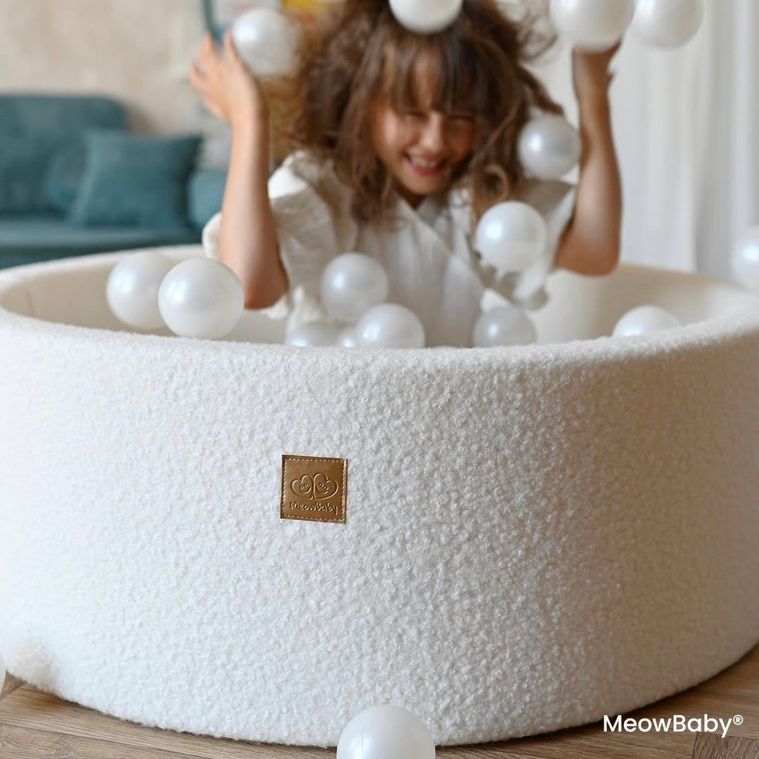 Make Your Own Ball Pit | White Boucle