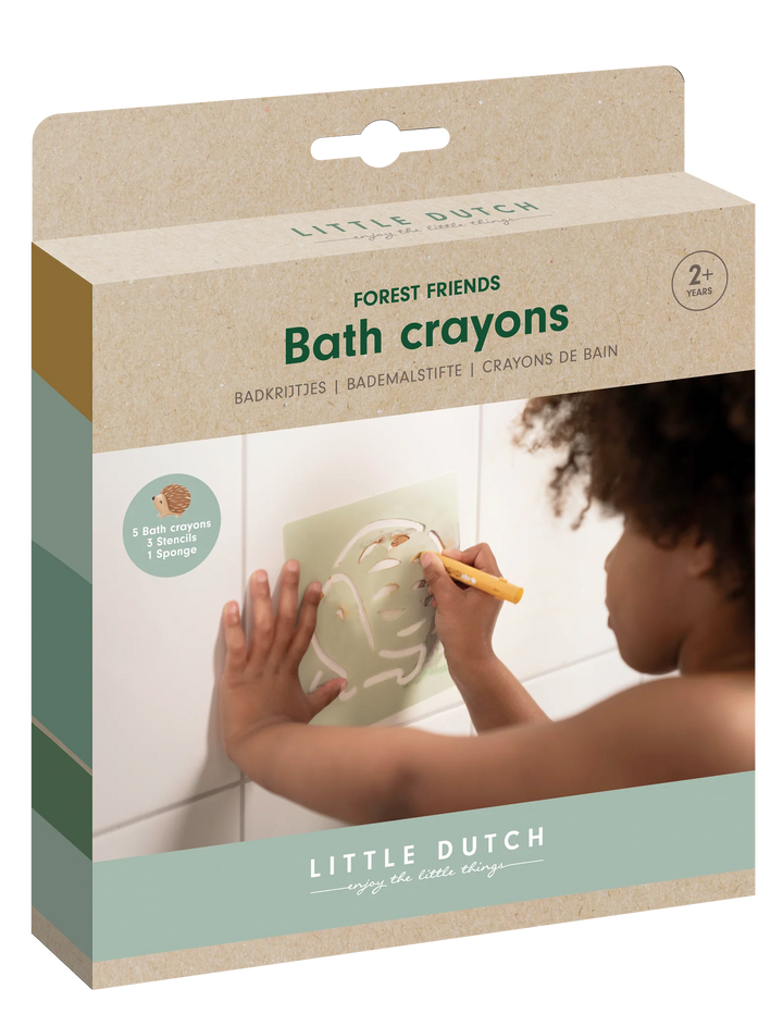 Little Dutch Bath Crayons Set | Forest Friends