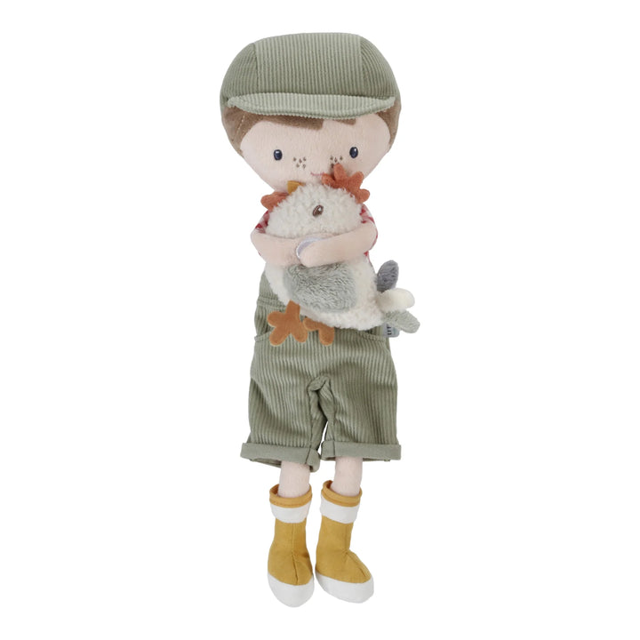 Little Dutch Cuddle Doll | Farmer Jim With Chicken