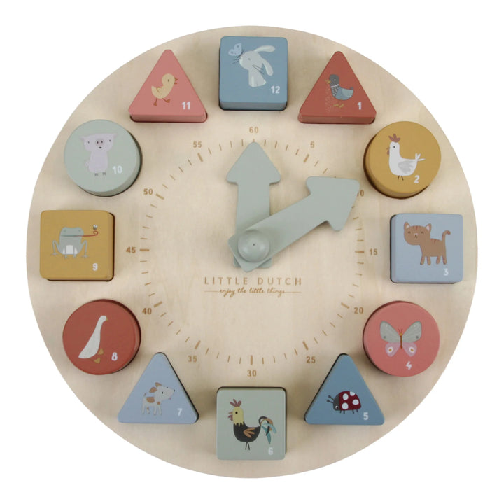 Little Dutch Wooden Puzzle Clock