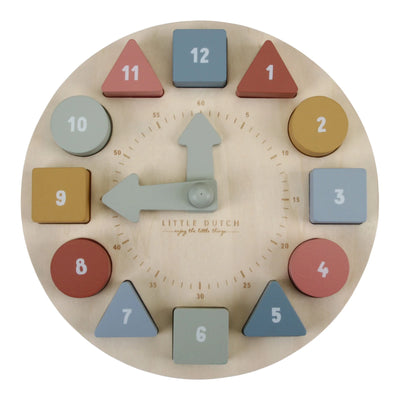 Little Dutch Wooden Puzzle Clock
