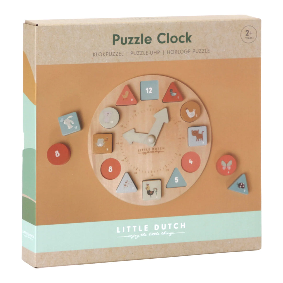 Little Dutch Wooden Puzzle Clock