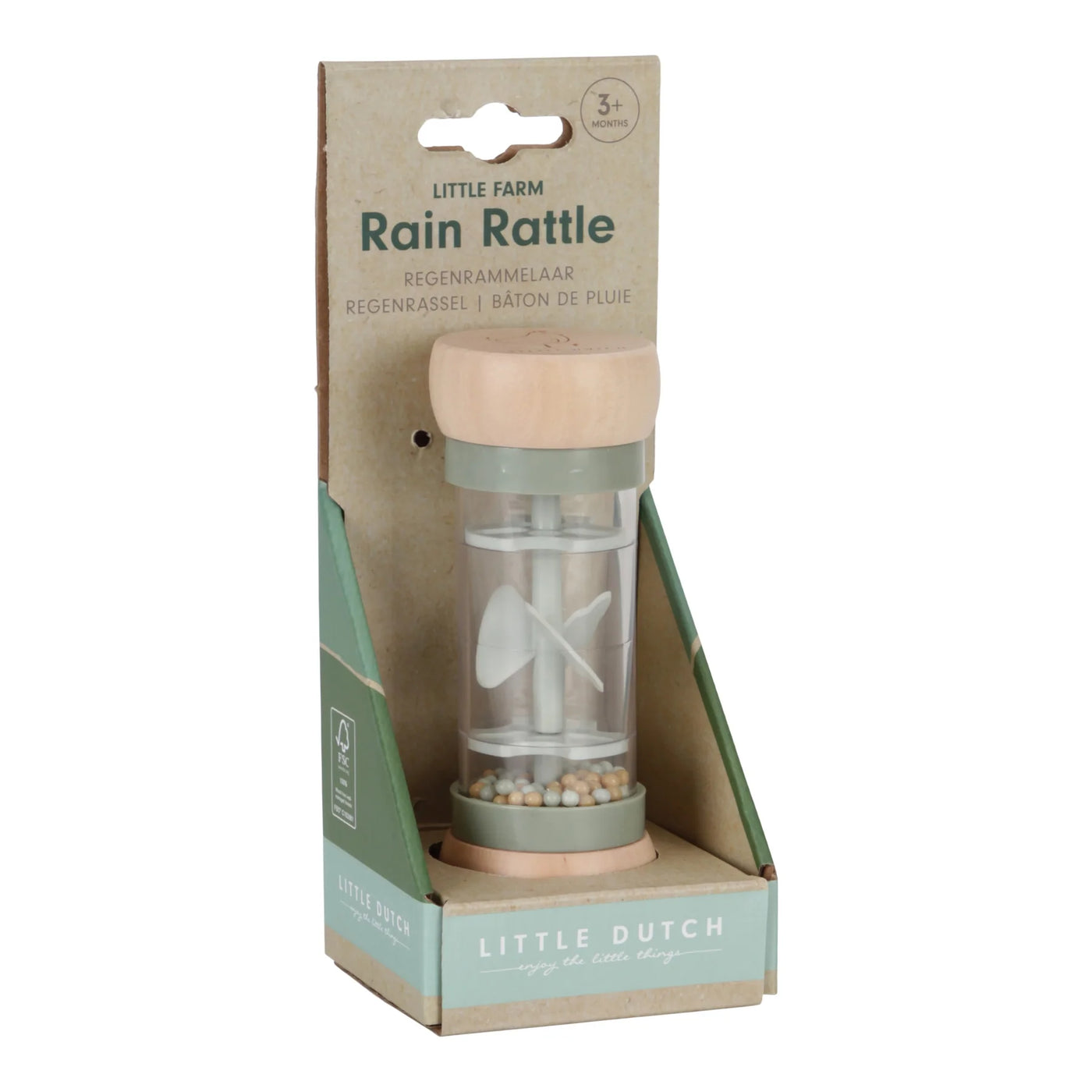Little Dutch Rain Rattle | Little Farm