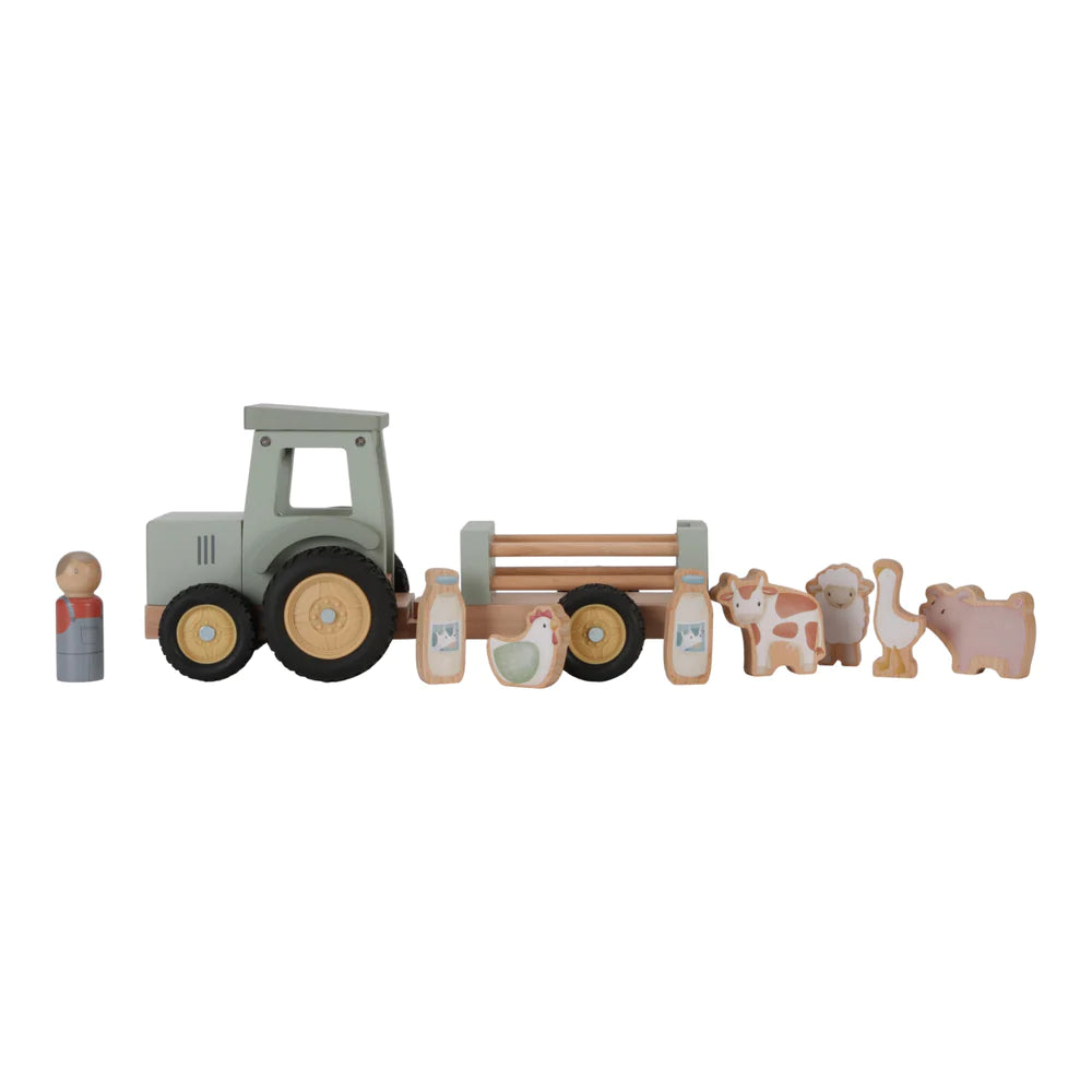 Little Dutch Tractor With Trailer | Little Farm