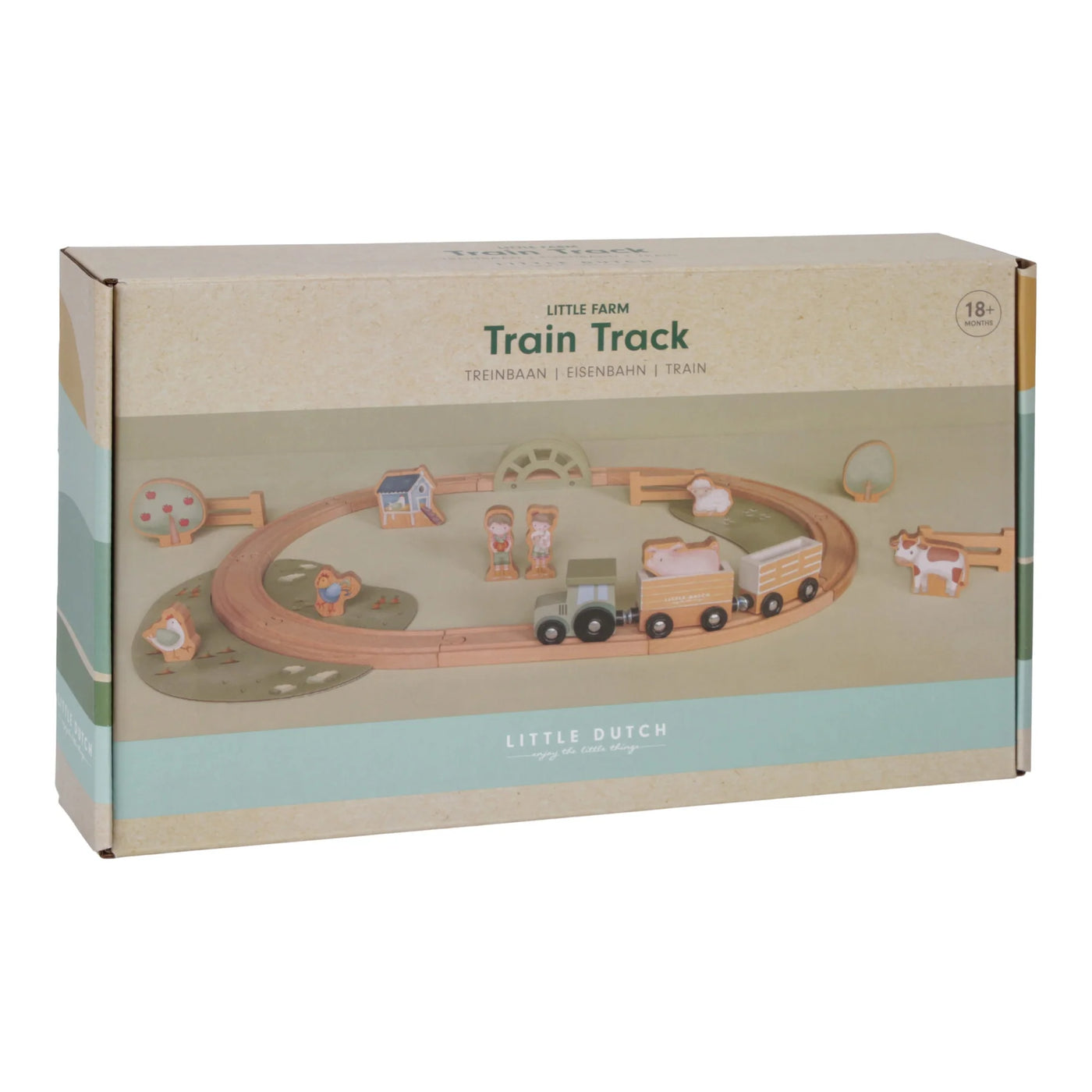 Little Dutch Wooden Train Track | Little Farm