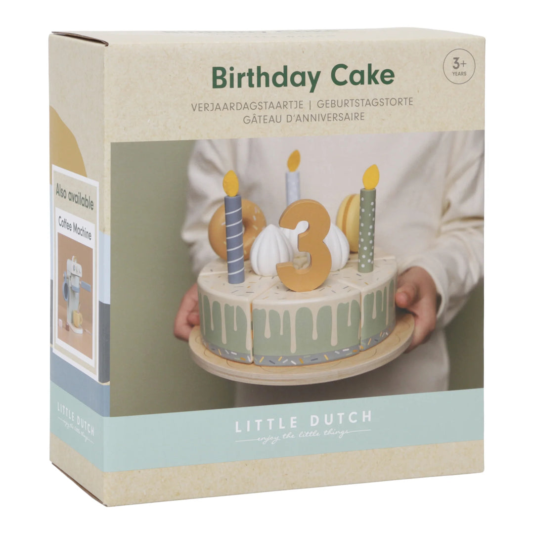 Little Dutch Wooden Birthday Cake | Blue