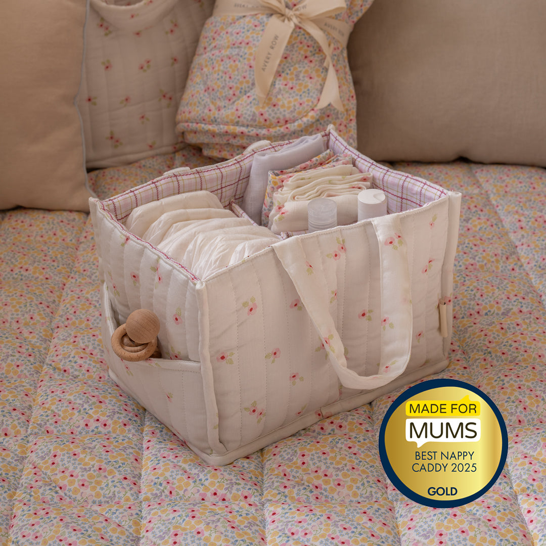 Avery Row Nappy Caddy | Anemone