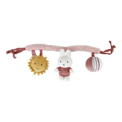 Miffy Car Seat Toy | Fluffy Pink