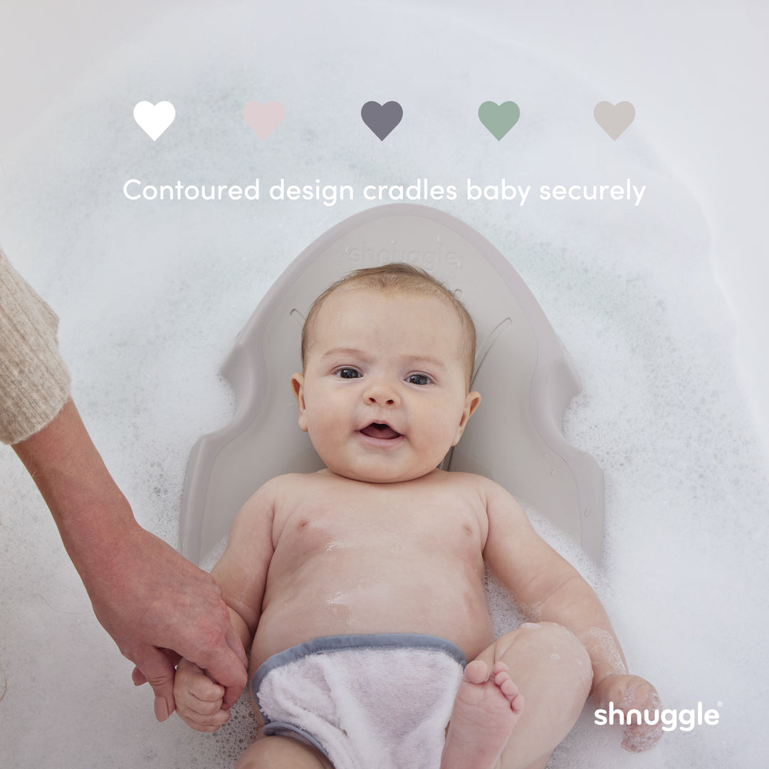 Shnuggle Newborn Bath Support | Taupe
