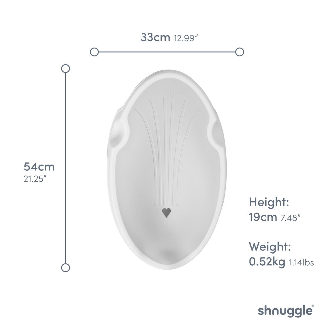 Shnuggle Newborn Bath Support | Taupe