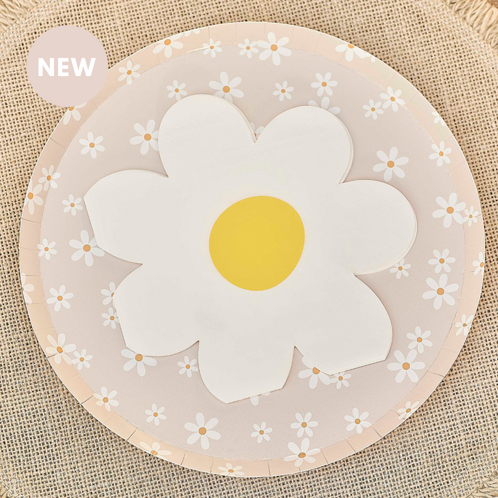 Ginger Ray Daisy Floral Paper Napkins