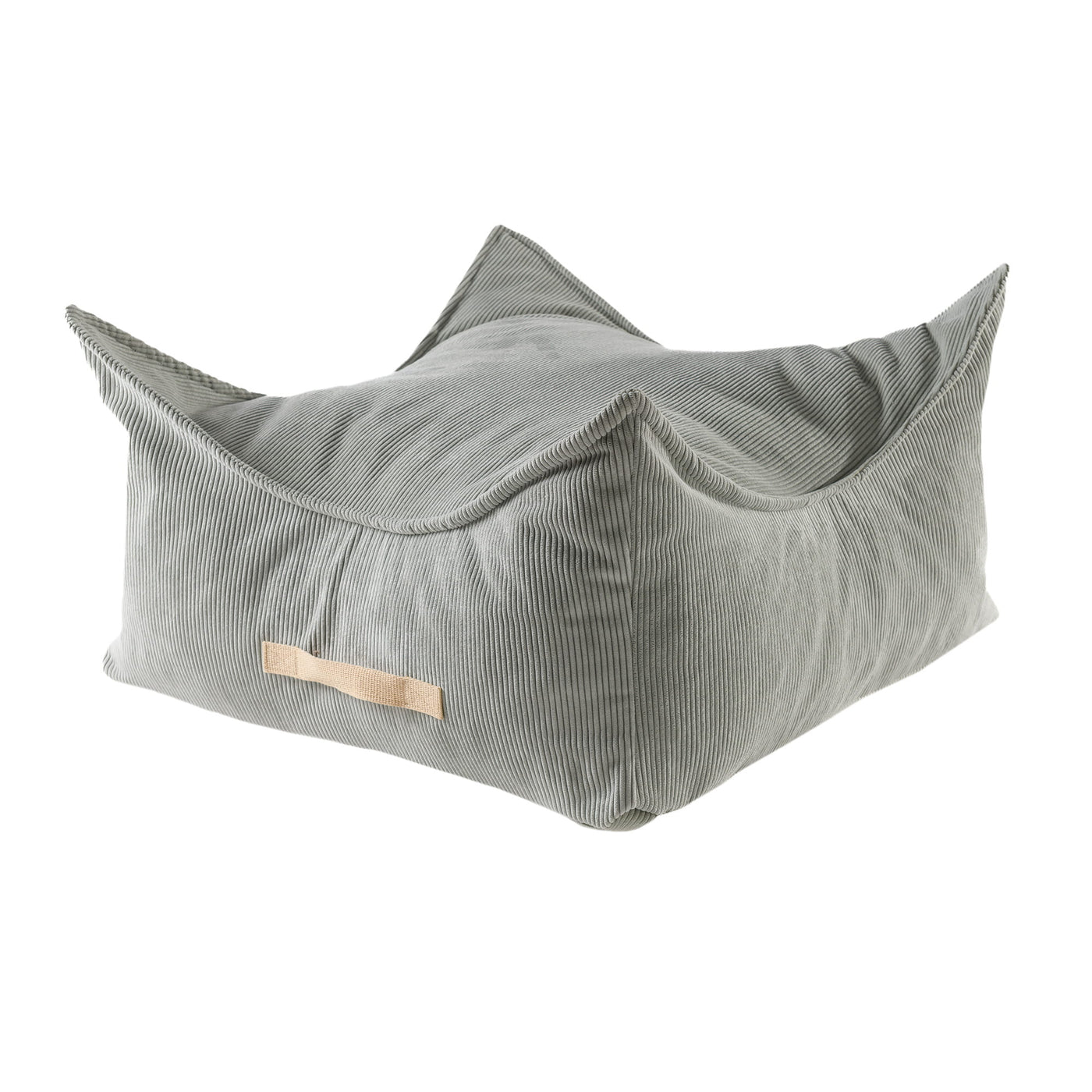MeowBaby Square Pouffe | Grey