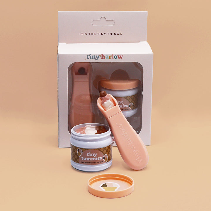 Tiny Harlow Tiny Tummies | Neapolitan Ice Cream