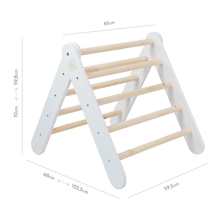 Wooden Climbing Triangle | Black