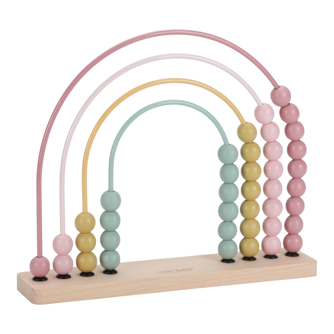 Little Dutch Wooden Abacus Rainbow | Fairy Garden