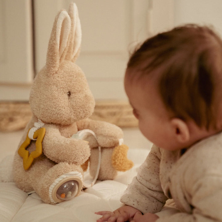Little Dutch Activity Cuddle Toy | Baby Bunny