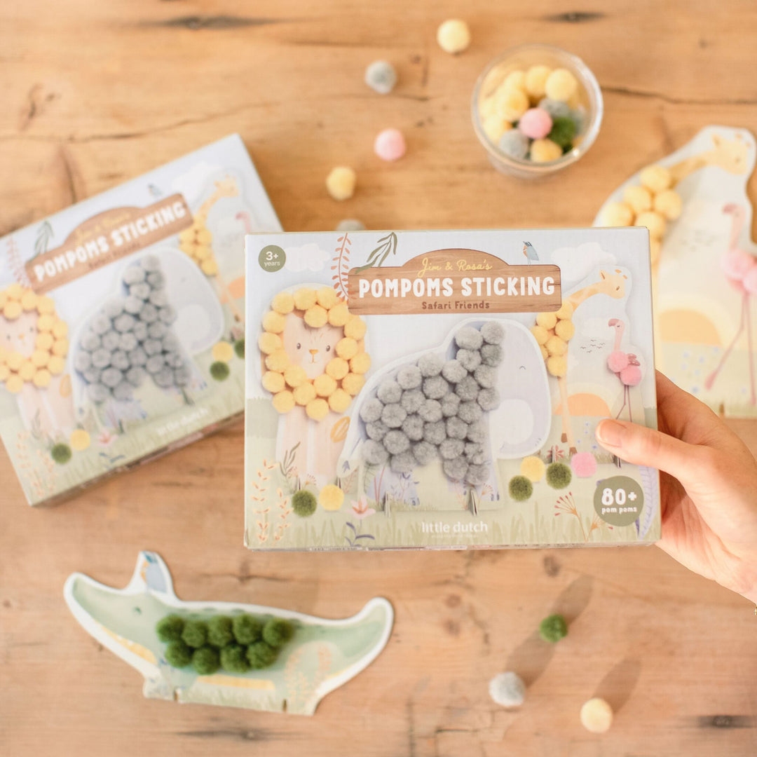 Craft Set Pompoms | Safari Friends