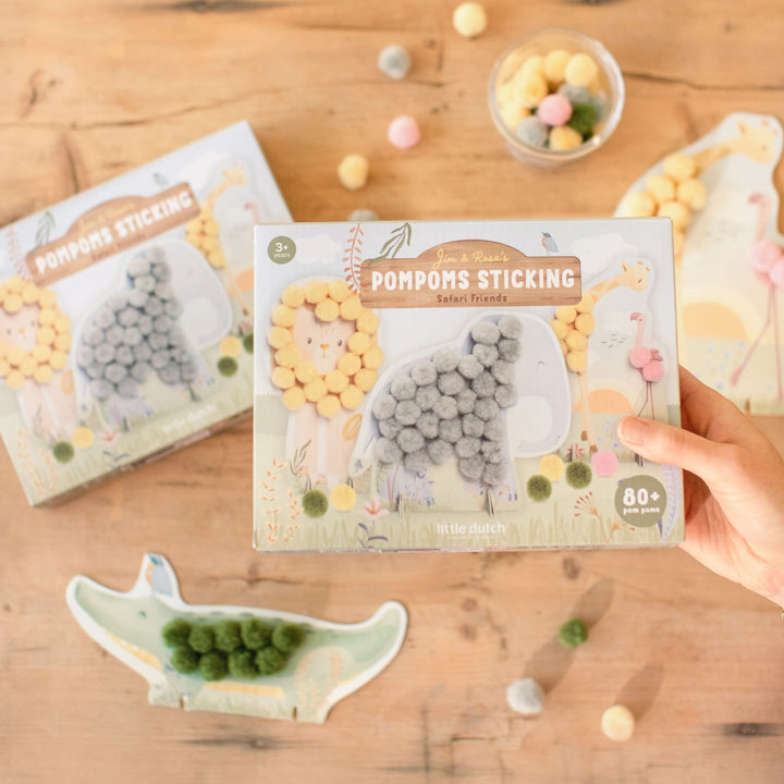 Craft Set Pompoms | Safari Friends