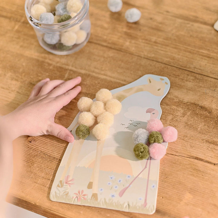Craft Set Pompoms | Safari Friends