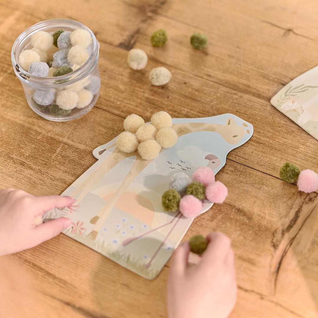 Craft Set Pompoms | Safari Friends