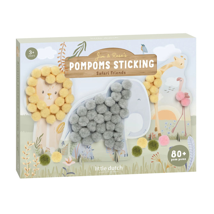 Craft Set Pompoms | Safari Friends