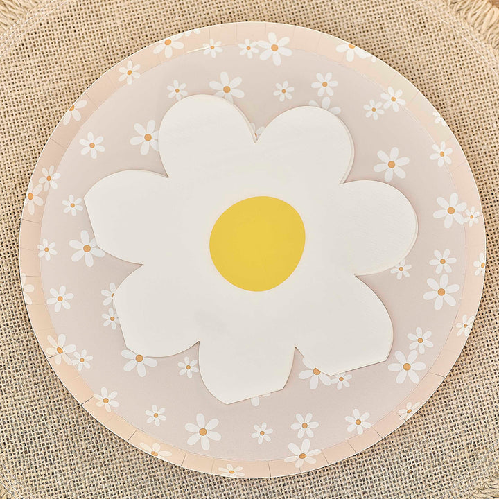 Ginger Ray Daisy Floral Paper Napkins