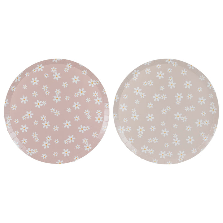 Ginger Ray Daisy Floral Paper Plates