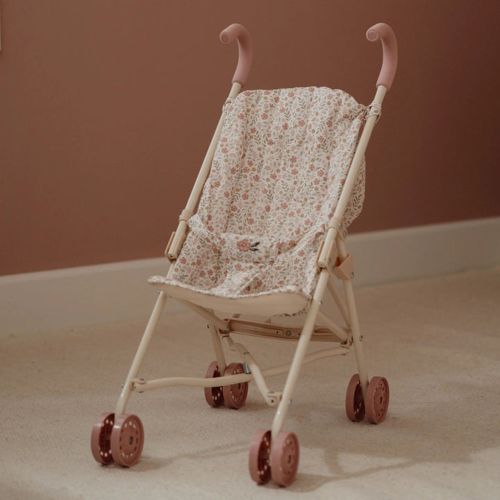 PRE ORDER Little Dutch Metal Stroller | White
