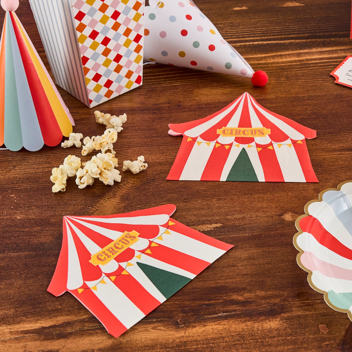 Circus Tent Paper Napkins | Pack of 16