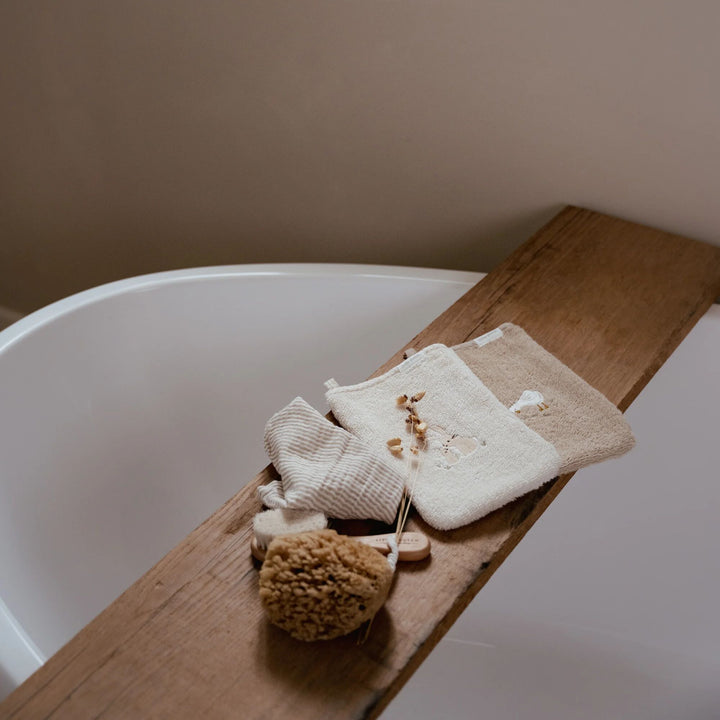 Washcloths Set Embroidered | Baby Bunny