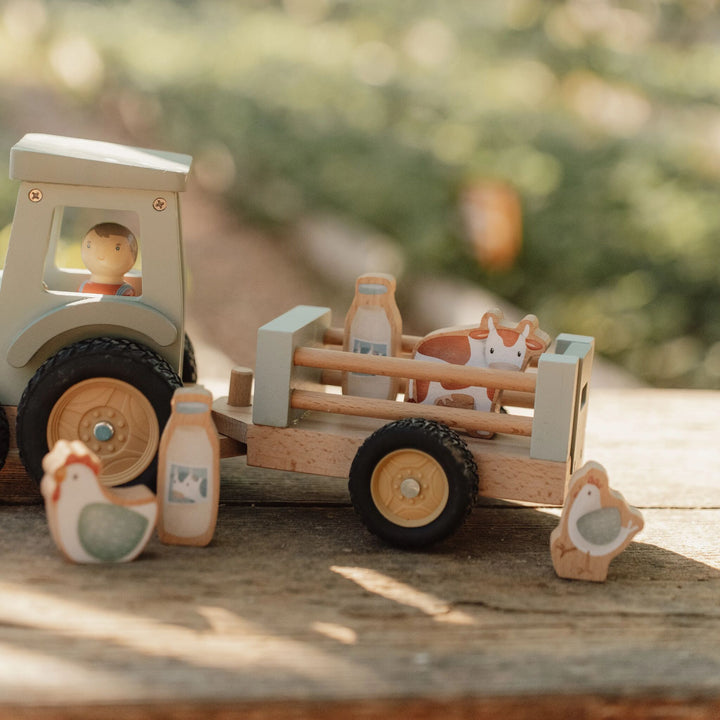Little Dutch Tractor With Trailer | Little Farm