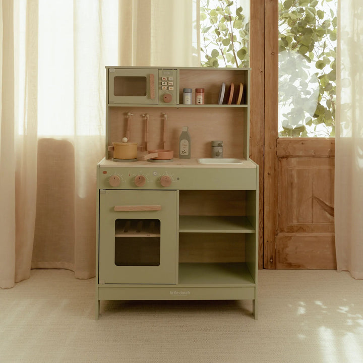 PRE ORDER Little Dutch Wooden Play Kitchen | Mint