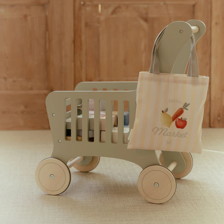 PRE ORDER Little Dutch Wooden Shopping Cart
