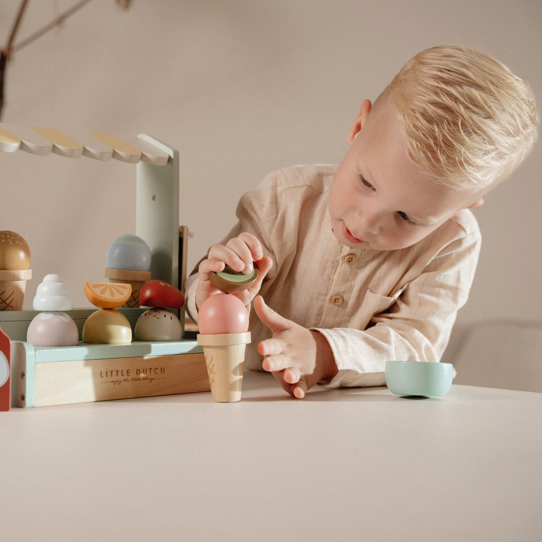 Wooden Ice Cream Shop