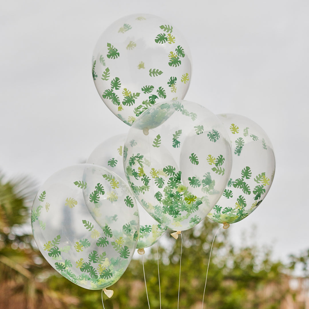 Ginger Ray Jungle Confetti Balloon Bundle