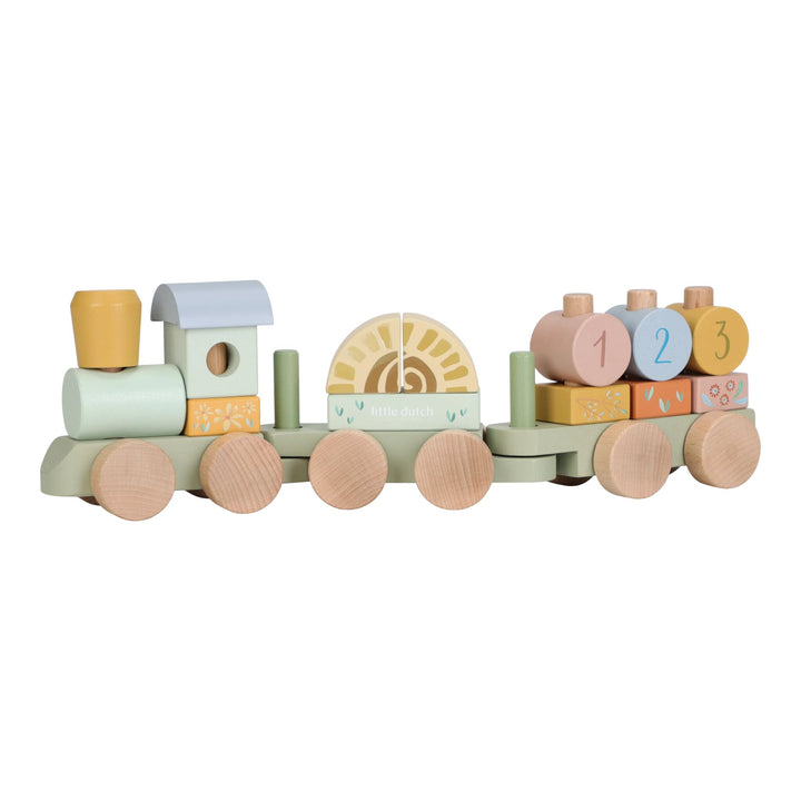 Wooden Block Train | Safari Friends