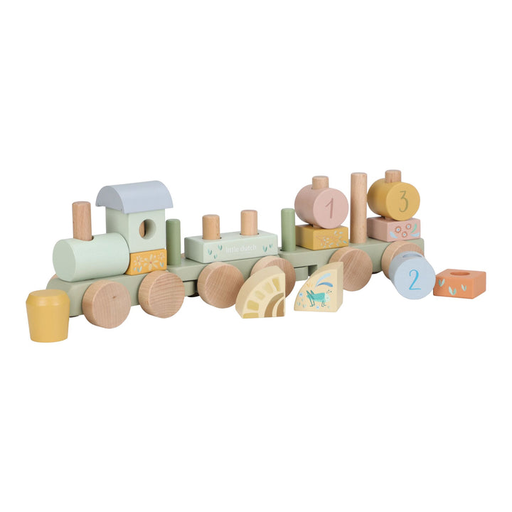 Wooden Block Train | Safari Friends