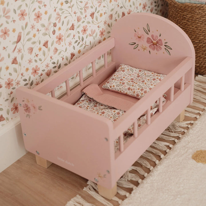 PRE ORDER Little Dutch Wooden Doll Bed