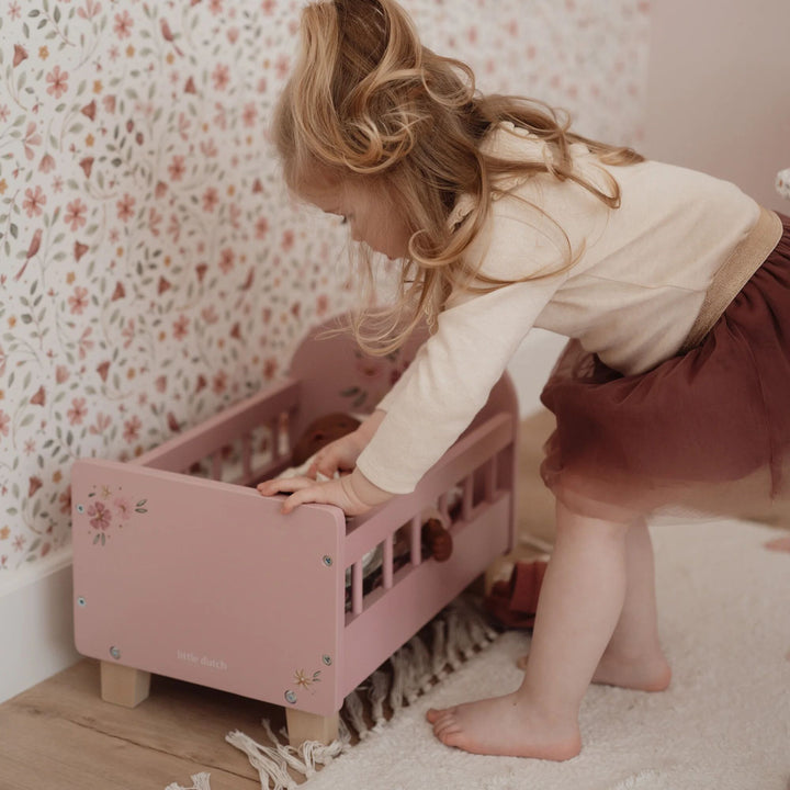 PRE ORDER Little Dutch Wooden Doll Bed