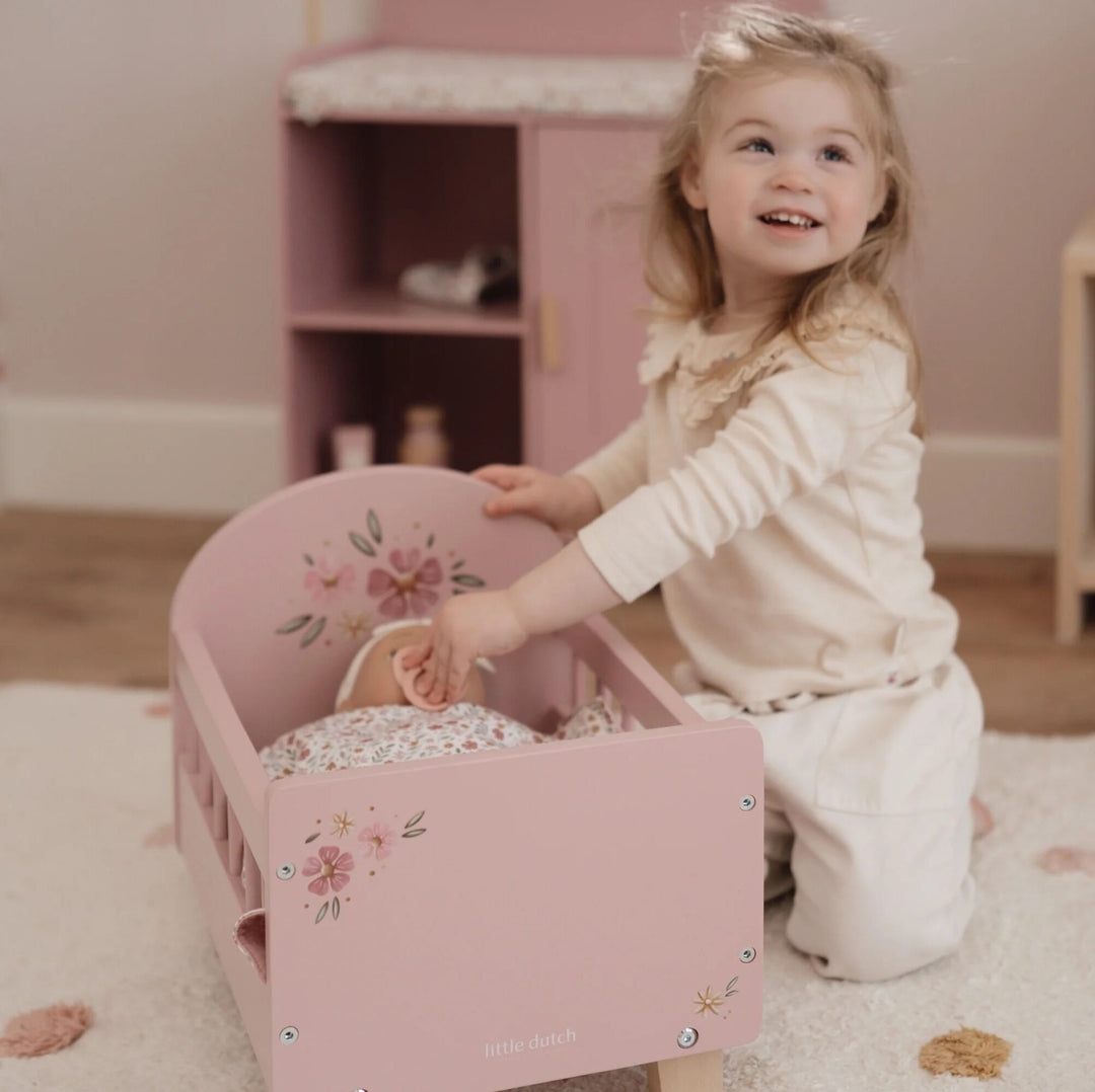 PRE ORDER Little Dutch Wooden Doll Bed