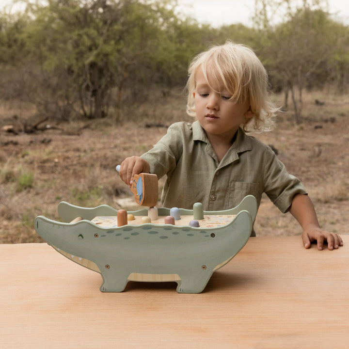 Hammer Bench With Rolling Balls | Safari Friends