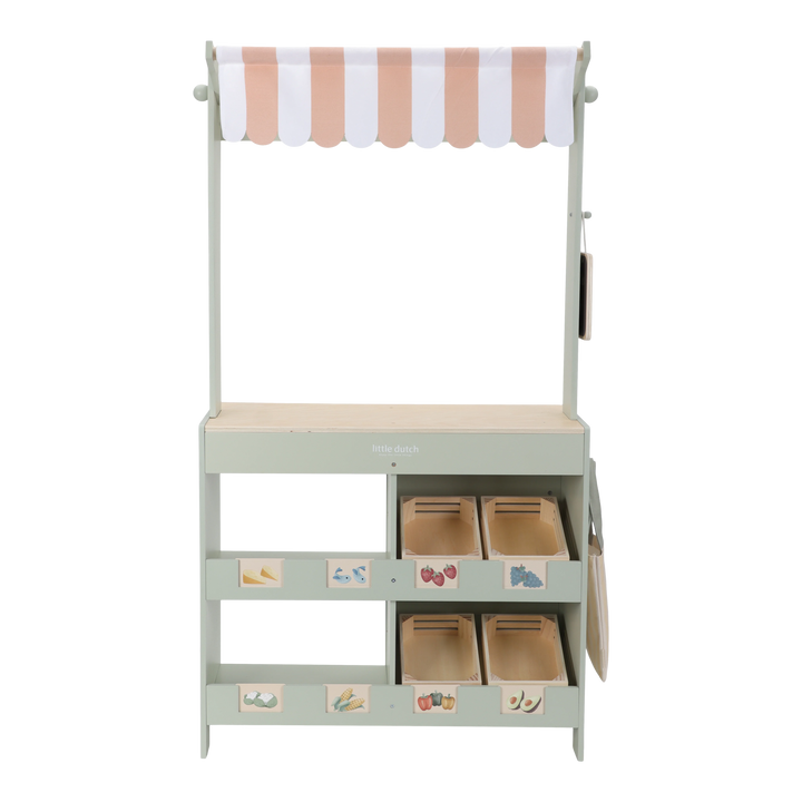 PRE ORDER Little Dutch Wooden Market Stall