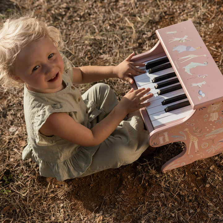 Pink Wooden Piano | Safari Friends