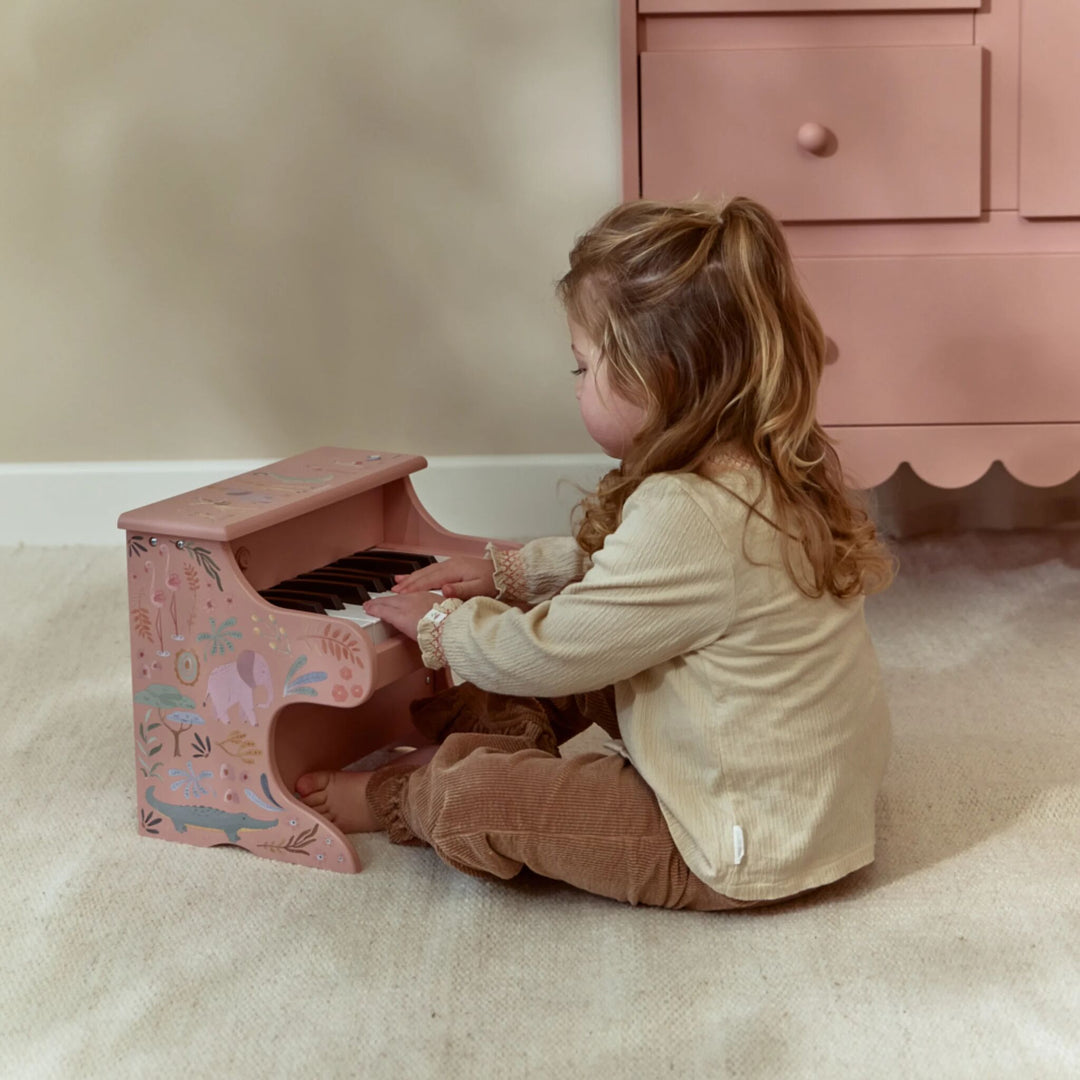 Pink Wooden Piano | Safari Friends