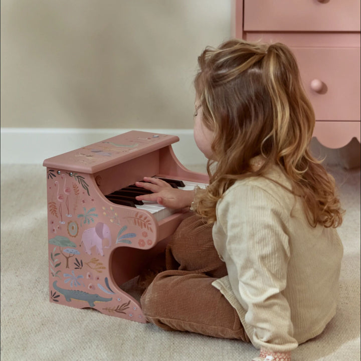 Pink Wooden Piano | Safari Friends
