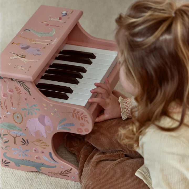 Pink Wooden Piano | Safari Friends