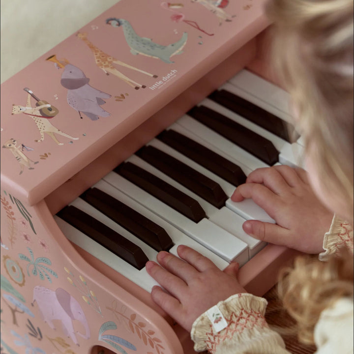 Pink Wooden Piano | Safari Friends