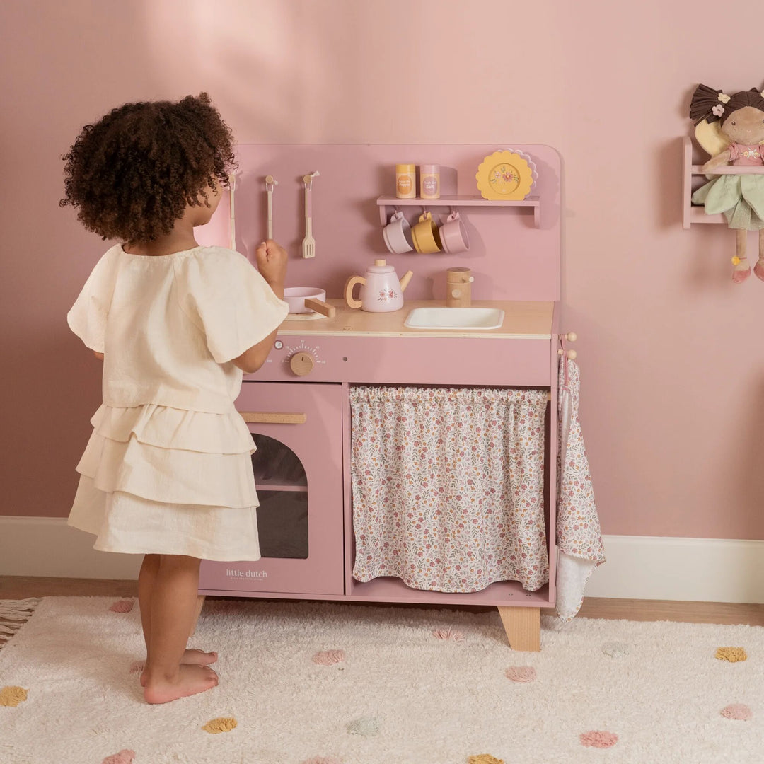 Little Dutch Wooden Play kitchen | Pink Limited Edition