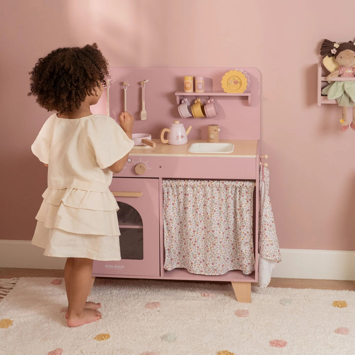 Little Dutch Wooden Play kitchen | Pink Limited Edition